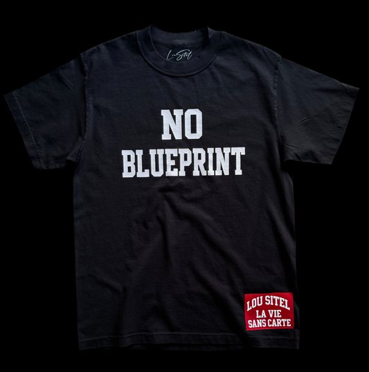 “NO BLUEPRINT” Inside Out Tee